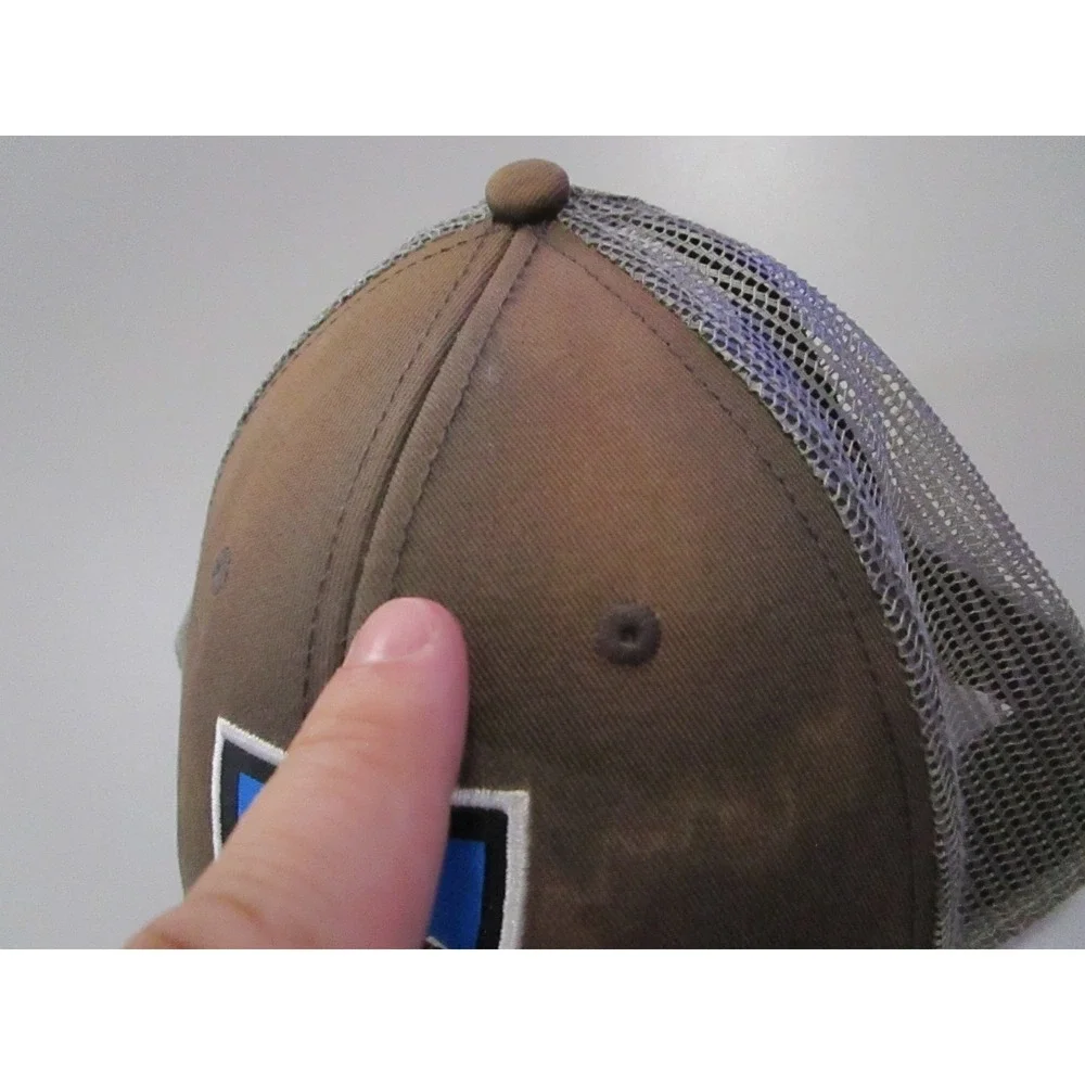 KÜHL Hat Cap‎ Snapback Brown Camo Mesh Trucker Mountain Patch